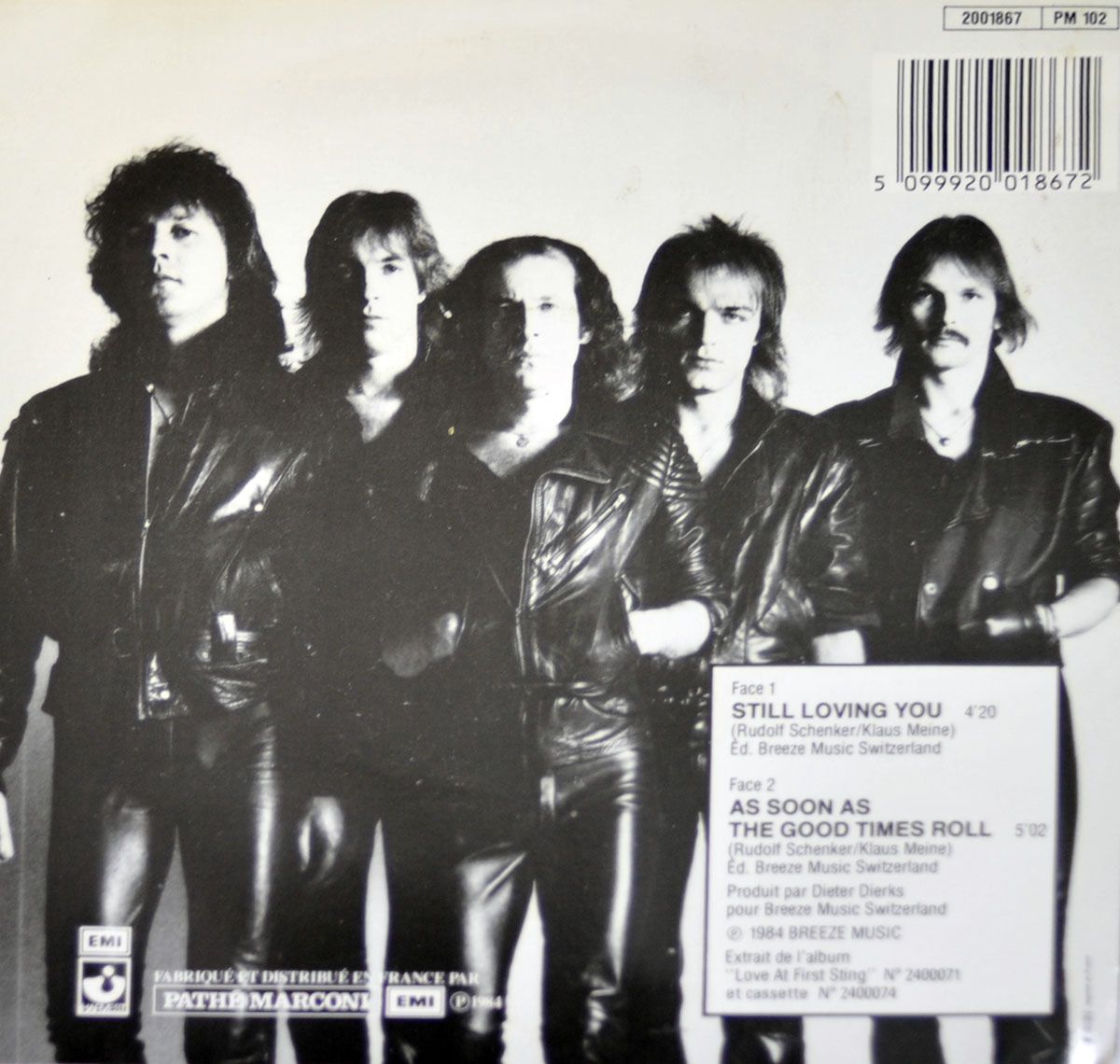 High Resolution Photos of scorpions still loving you single vinyl 